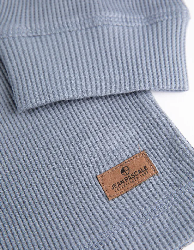 Sale Langarmshirt - Henley-Ausschnitt - Herren Langarmshirts