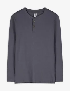 Hot Langarmshirt - Knopfleiste - Kinder Jungenkleidung