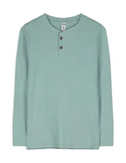 Online Langarmshirt - Knopfleiste - Kinder Jungenkleidung