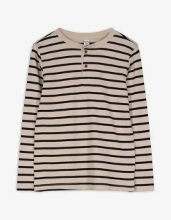 New Langarmshirt - Knopfleiste - Kinder Jungenkleidung