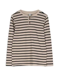 New Langarmshirt - Knopfleiste - Kinder Jungenkleidung