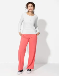 Best Langarmshirt - Knopfleiste - Damen Langarmshirts