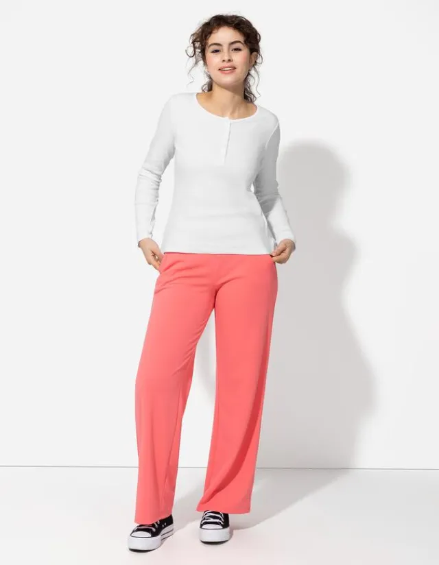 Best Langarmshirt - Knopfleiste - Damen Langarmshirts