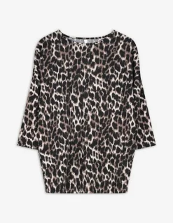 New Langarmshirt - Leopardenmuster - Damen Langarmshirts