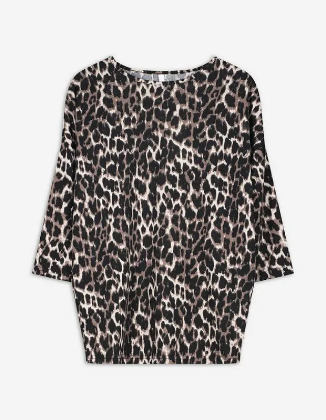New Langarmshirt - Leopardenmuster - Damen Langarmshirts