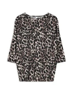 New Langarmshirt - Leopardenmuster - Damen Langarmshirts