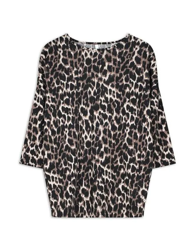New Langarmshirt - Leopardenmuster - Damen Langarmshirts