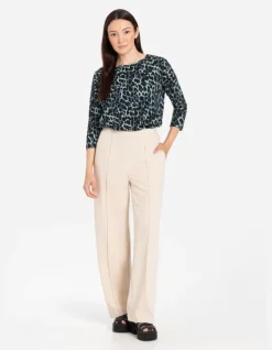 Sale Langarmshirt - Leopardenmuster - Damen Langarmshirts
