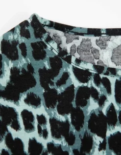 Sale Langarmshirt - Leopardenmuster - Damen Langarmshirts