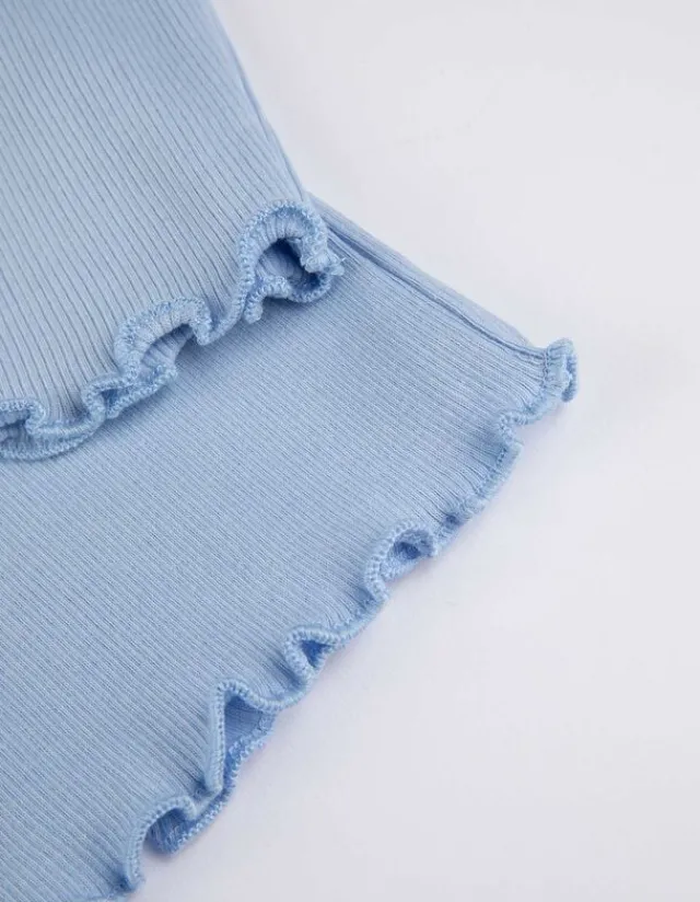 Hot Langarmshirt - Muschelsaum - Kinder Mädchenkleidung