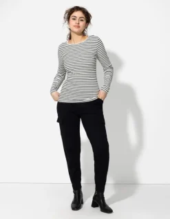Sale Langarmshirt - Rippenstruktur - Damen Langarmshirts