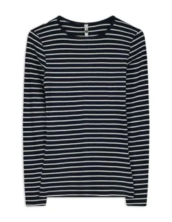 Hot Langarmshirt - Rippenstruktur - Damen Langarmshirts