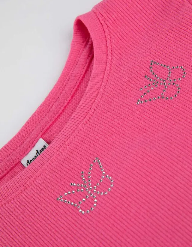 Sale Langarmshirt - Rippenstruktur - Kinder Mädchenkleidung