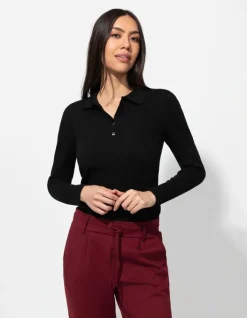 Sale Langarmshirt - Rippenstruktur - Damen Langarmshirts