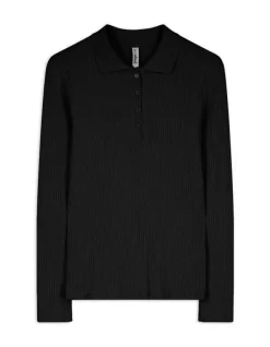 Sale Langarmshirt - Rippenstruktur - Damen Langarmshirts