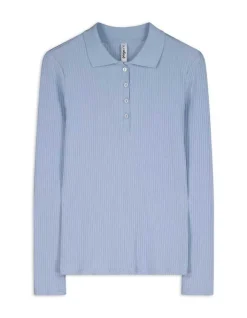Sale Langarmshirt - Rippenstruktur - Damen Langarmshirts