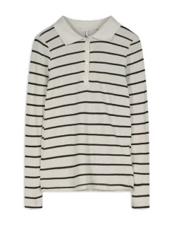 Discount Langarmshirt - Rippenstruktur - Damen Langarmshirts