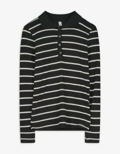 Sale Langarmshirt - Rippenstruktur - Damen Langarmshirts