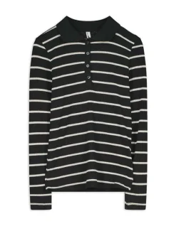 Sale Langarmshirt - Rippenstruktur - Damen Langarmshirts