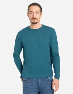Discount Langarmshirt - Rundhals-Ausschnitt - Herren Langarmshirts