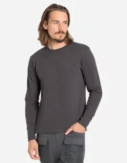 Hot Langarmshirt - Rundhals-Ausschnitt - Herren Langarmshirts