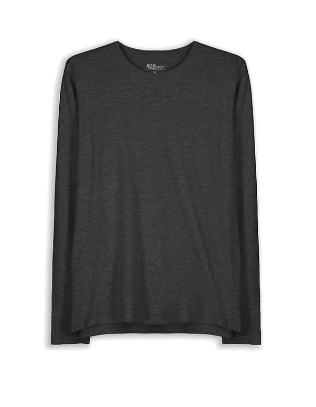 Hot Langarmshirt - Rundhals-Ausschnitt - Herren Langarmshirts