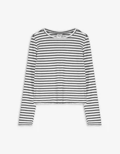 Hot Langarmshirt - Streifen - Kinder Mädchenkleidung