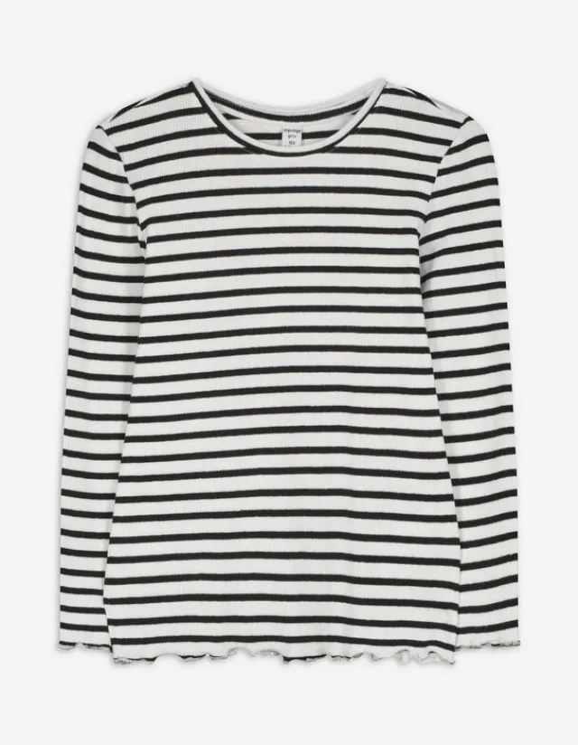 Hot Langarmshirt - Streifen - Kinder Mädchenkleidung