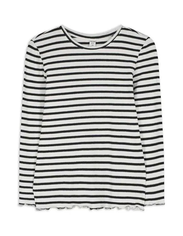 Hot Langarmshirt - Streifen - Kinder Mädchenkleidung