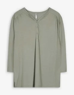Outlet Langarmshirt - Viskose-Anteil - Damen Plus Size