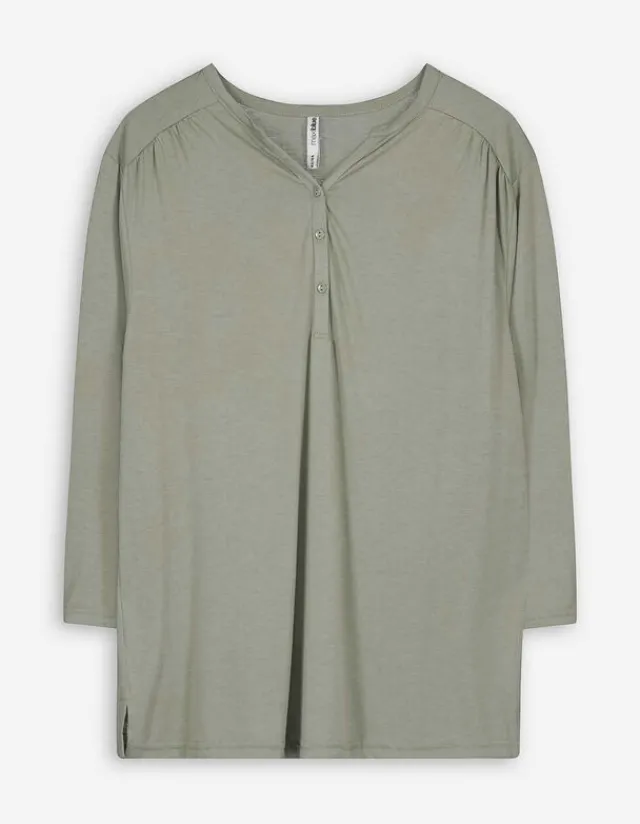 Outlet Langarmshirt - Viskose-Anteil - Damen Plus Size