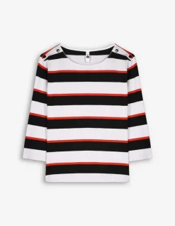 Outlet Langarmshirt - Zierkn&ouml;pfe Damen Langarmshirts