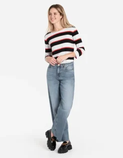Outlet Langarmshirt - Zierkn&ouml;pfe Damen Langarmshirts