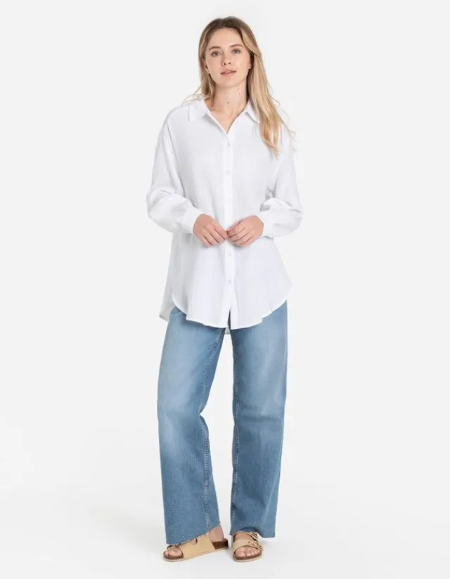Fashion Longbluse - Damen Blusen
