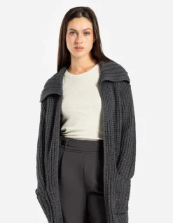 Outlet Longcardigan - Grobstrick - Damen Strickjacken