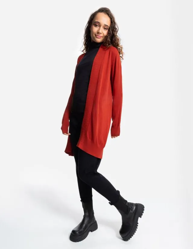 Outlet Longcardigan - LENZING™ ECOVERO™ - Damen Strickjacken