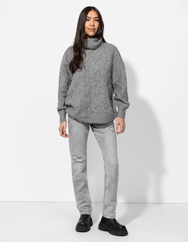 Best Longpullover - Rollkragen - Damen Pullover