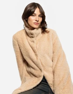 Online Mantel - Mockneck - Damen Jacken
