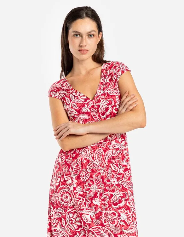 Outlet Maxikleid - Rückenausschnitt - Damen Kleider