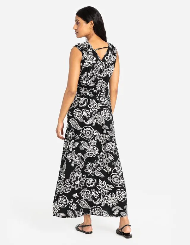 Best Maxikleid - Rückenausschnitt - Damen Kleider