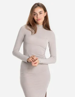 Hot Midikleid - Lurex - Damen Kleider