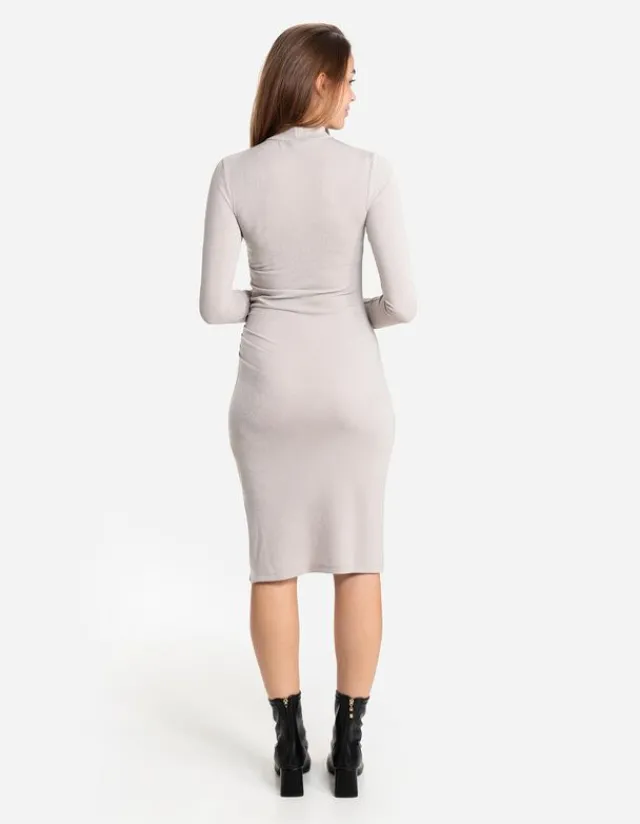 Hot Midikleid - Lurex - Damen Kleider