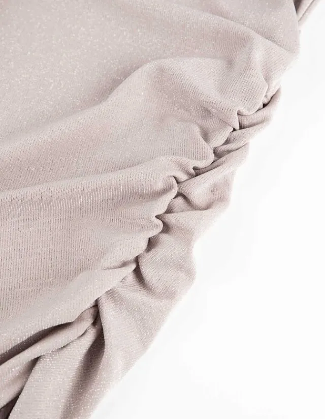Hot Midikleid - Lurex - Damen Kleider