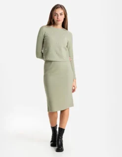 Fashion Midirock - Strick - Damen Röcke