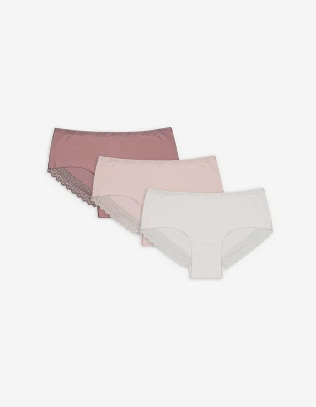 Discount Panty - 3er-Pack Damen Unterwäsche