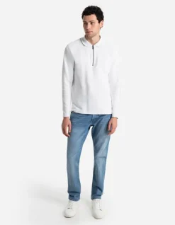 Best Pololangarmshirt - Rei&szlig;verschluss - Herren Langarmshirts