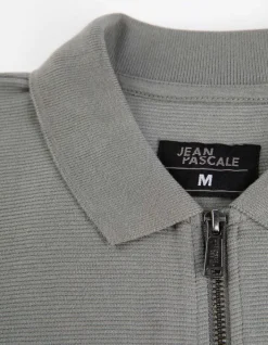 Online Pololangarmshirt - Reißverschluss - Herren Langarmshirts