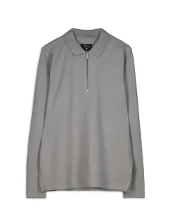 Online Pololangarmshirt - Reißverschluss - Herren Langarmshirts