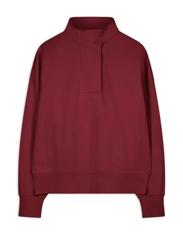 Hot Pullover - Druckknopf - Damen Sweatshirts