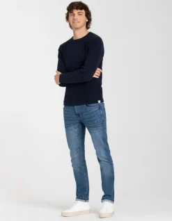 Online Pullover - Gerollte Abschl&uuml;sse - Herren Pullover